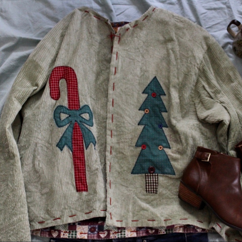 Vintage Handmade Christmas Jacket